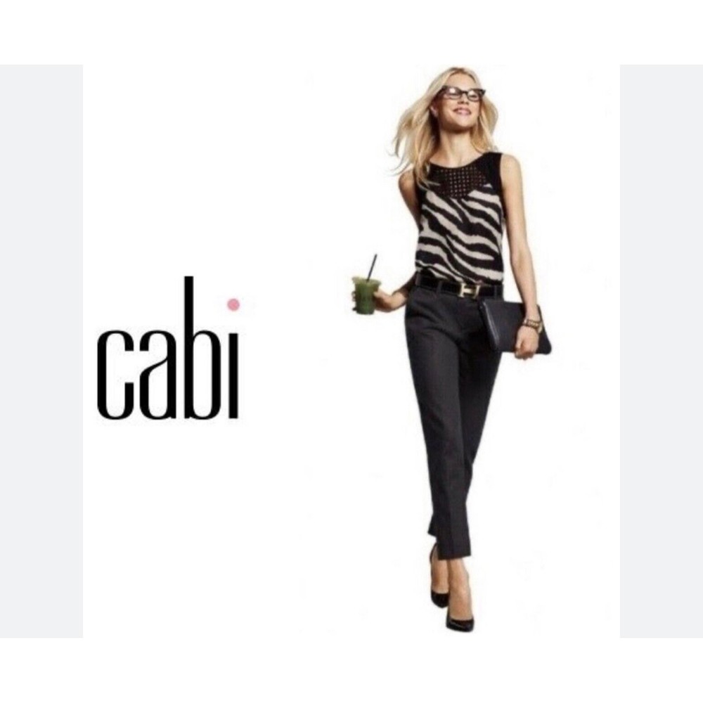 CAbi Style 5078 | Pants & Jumpsuits Go-To Trouser Black | Size 4